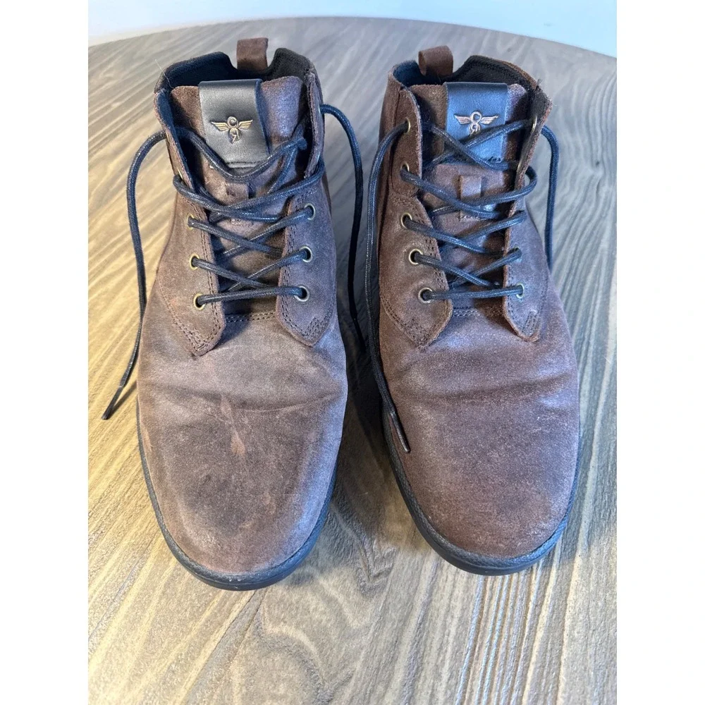Creative Recreation Kaplan Mid Boots Mens 10.5 Chocolate Brown Leather Chukka